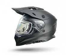 Шлем кроссовый с подогревом RSX Iceman H-331 Winter Black Matt 2024