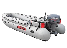 Лодка надувная ПВХ LEADER Калуга 480 JET Tunnel Фальшборт с дополнительным бронированием днища