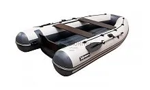Лодка надувная ПВХ SibRiver Хатанга PRO 330 НДНД (Серый-двухцветный)