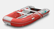 Лодка надувная ПВХ Gladiator B 370AL (Красно-белый)