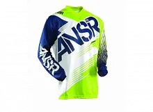 Джерси ANSR 17 Hi-Vis White Blue 2021 