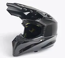 Шлем кроссовый RH127 Black Glossy 2025