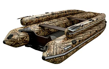 Лодка надувная ПВХ SibRiver Хатанга Jet-475 Lux НДНД (Камуфляж лес)