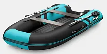 Лодка надувная ПВХ Gladiator E 330S (Черно-бирюзовый)
