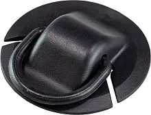 Рым малый с D-образным кольцом, черный (пластик) Адмирал