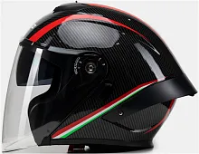 Шлем открытый STAREZZI Easy Rider X-Line Carbonio Giallo 2024