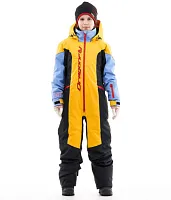 Комбинезон детский утеплённый DRAGONFLY Teenager Gravity Yellow Blue 2022 