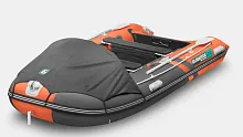 Лодка надувная ПВХ Gladiator C 370AL (Оранжево-темносерый)