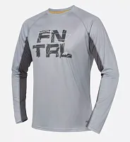 Лонгслив FINNTRAIL Wave Logo Grey 2025