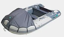 Лодка надувная ПВХ Gladiator D 470AL (Светло-темносерый)
