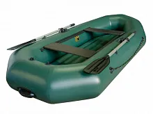 Лодка надувная ПВХ LEADER "Компакт-270 НД" (Зеленый)