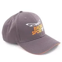 Бейсболка DRAGONFLY Classic Grey Orange Racing Sport 2024