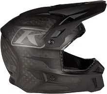 Шлем кроссовый KLIM F3 Carbon Helmet ECE Wraith 2024
