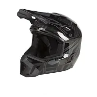 Шлем кроссовый KLIM F3 Carbon Pro Helmet ECE Ascent Black Asphalt 2025