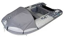 Лодка надувная ПВХ Gladiator D 370AL (Светло-темносерый) 