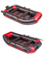 Лодка надувная ПВХ GAVIAL Lux 280 НД ELEGANT (Черный/желтый)