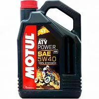 Масло Motul 4Т 5W-40 Синтетическое моторное 4л (для квадроцикла)