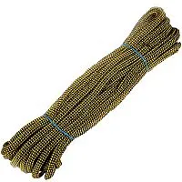 Линь плавающий плоский черный 10мм/500кг/20м Адмирал