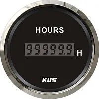 Прибор контроля моточасов 12V 0-99999ч KUS/Tainor черный 
