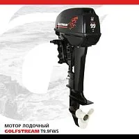Мотор лодочный подвесной GOLFSTREAM T9,9FWS USB