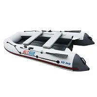 Лодка надувная ПВХ ALTAIR HD 340 НДНД (Бело-серый)