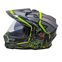 Шлем кроссовый AIM JK802S Yellow Grey Black 2024