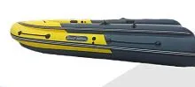 Лодка надувная ПВХ REEF Triton 400S-MAX (Желтый + темно-серый)