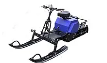 Мотобуксировщик компактный с лыжным модулем ЛИДЕР - ДЕЛЬТА 2 9 л.с., вариатор, фара