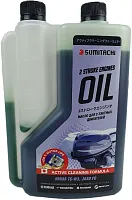 xМасло SUMITACHI 2T TC-W3 полусинтетическое моторное (с дозатором) 1 л