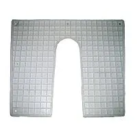 Накладка на транец 430х350 наклонная пластик