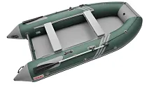 Лодка надувная ПВХ ROGER Zefir 3700 (Зеленый с серым)