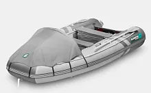 Лодка надувная ПВХ Gladiator E 350PRO (Светло-темносерый)