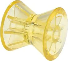 Ролик носовой 4"желтый  