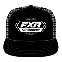 Бейсболка FXR Race Div Black White Adult 2025