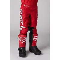 Мотоштаны подростковые SHIFT White Label Trac Youth Pant Red 2021 