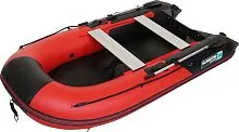 Лодка надувная ПВХ Gladiator B 330AD (Красно-черный)