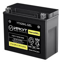 Аккумулятор ИРКУТ YTX20HL-GEL