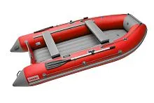 Лодка надувная ПВХ ROGER Zefir 3300 LT НДНД (Красный/серый) 