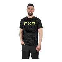 Футболка FXR Gladiator Premium Grey Camo/Glow Stick 2025