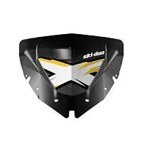 Низкое ветровое стекло с рисунком Х