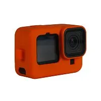 Чехол силиконовый для камеры GoPro (оранжевый)