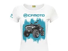 Футболка женская CFMOTO белая 600 EPS 2023