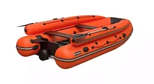 Лодка надувная ПВХ SibRiver Абакан 380 Jet (Оранжево-черный)
