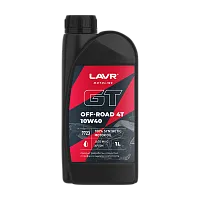 Масло LAVR MOTO GT OFF ROAD 4T 10W-40 синтетическое моторное 1 л. (для мотоцикла)