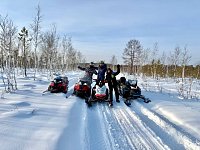 Снегоходное кольцо из Королка в Бурдаковку, январь 2026