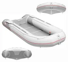 Лодка надувная ПВХ Баджер Sport Line 430 AL (Серый)
