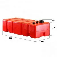 Бак топливный стационарный 52 л Пластик ELFO 