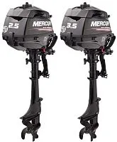 Мотор лодочный подвесной Mercury 4-х тактный F 2,5 M S 