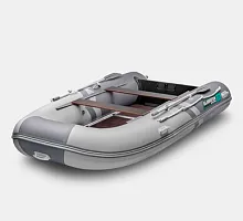 Лодка надувная ПВХ Gladiator B 370 (Светло-тёмносерый)