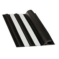 Привал бортовой с отбойником 65 мм (черно-белый) Адмирал